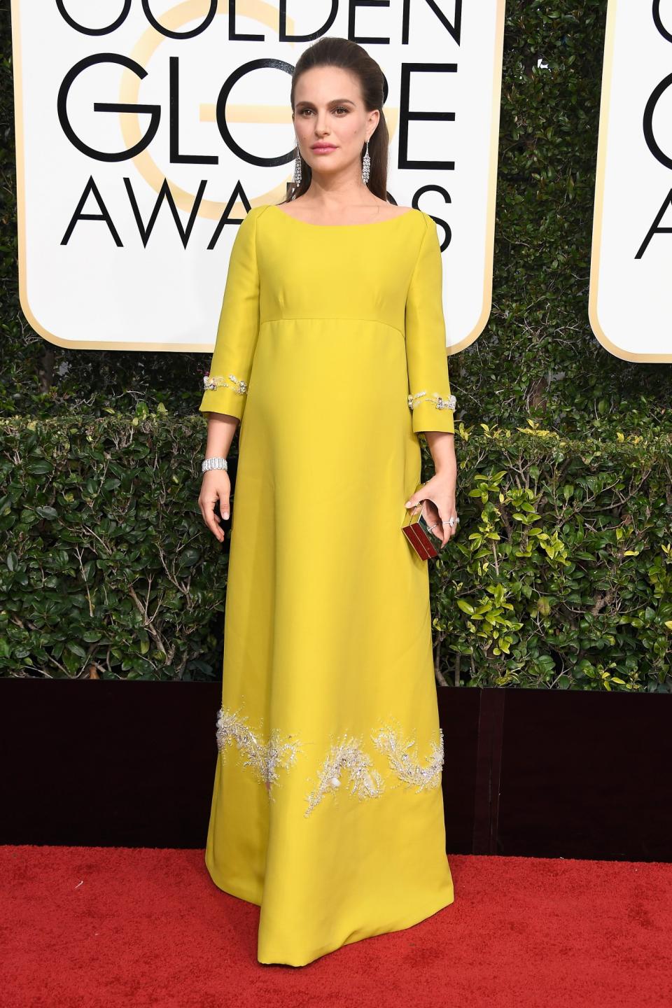 Natalie Portman at the 2017 Golden Globes