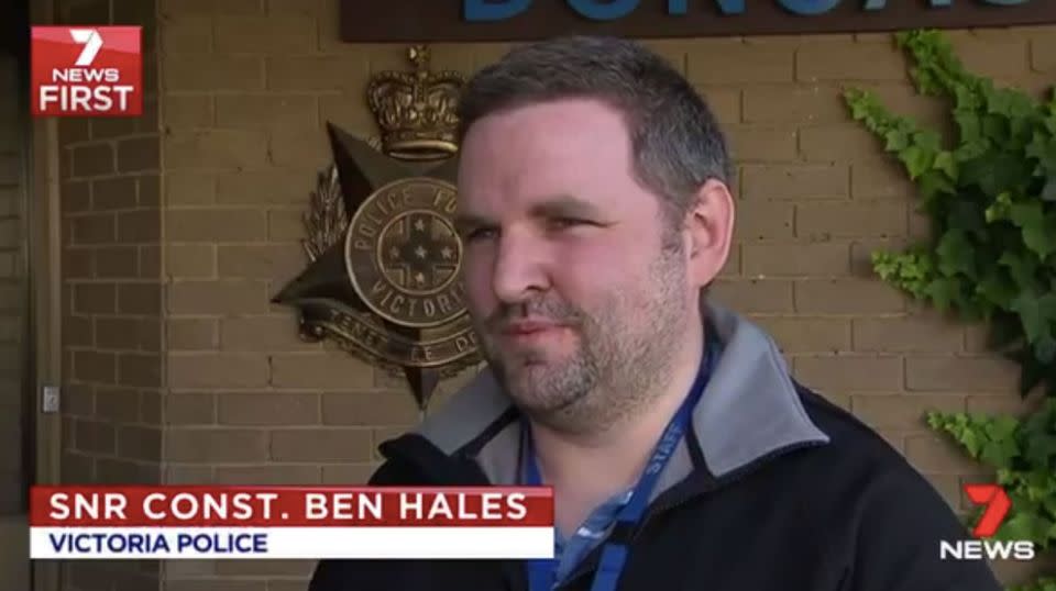 Se. Const. Ben Hales described it as a 