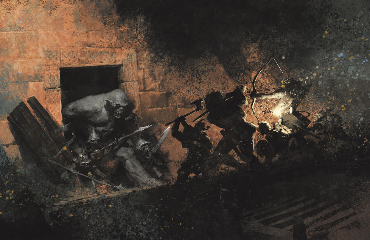  Interior artwork from Moria - Through the Doors of Durin. 