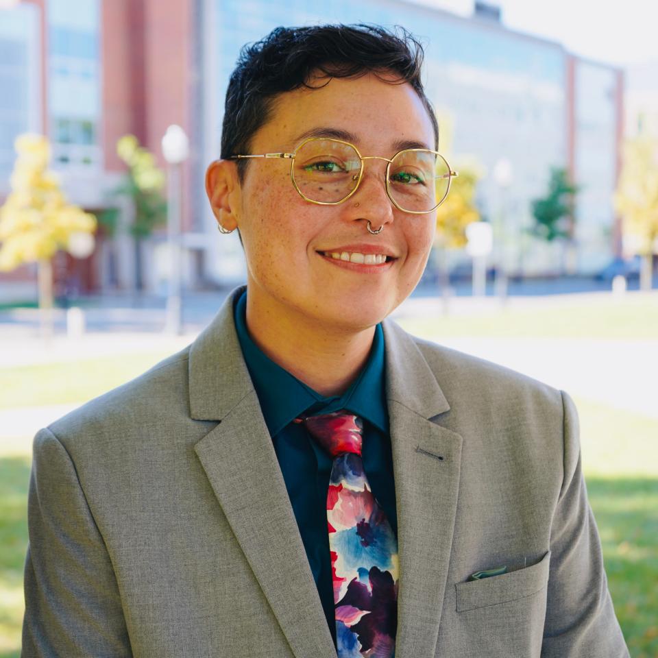 Al Cho, an AmeriCorps VISTA member and student intern at the Age-Friendly Innovation Center at Ohio State University, researches LGBTQ older adults.