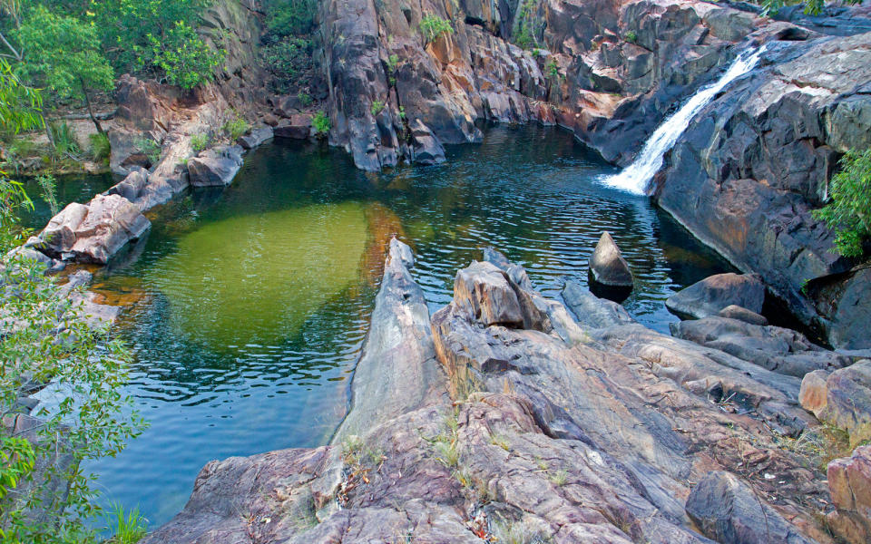 Gunlom Falls, in Kakadu National Park, Australia.