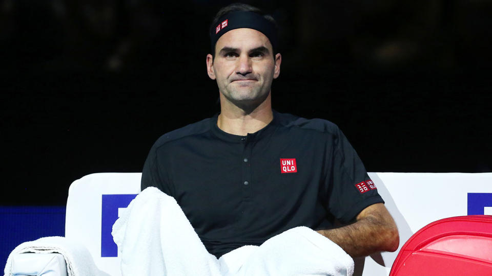 Roger Federer has bemoaned the start of his ATP Finals tournament. (Getty Images)