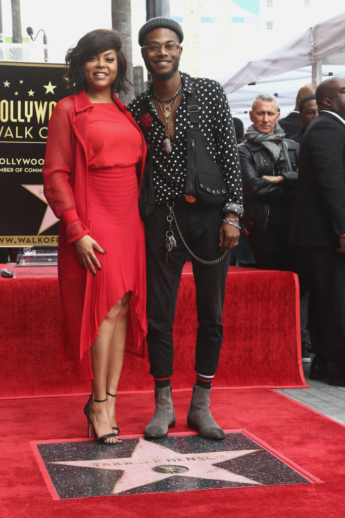 Taraji P. Henson and Marcell Johnson