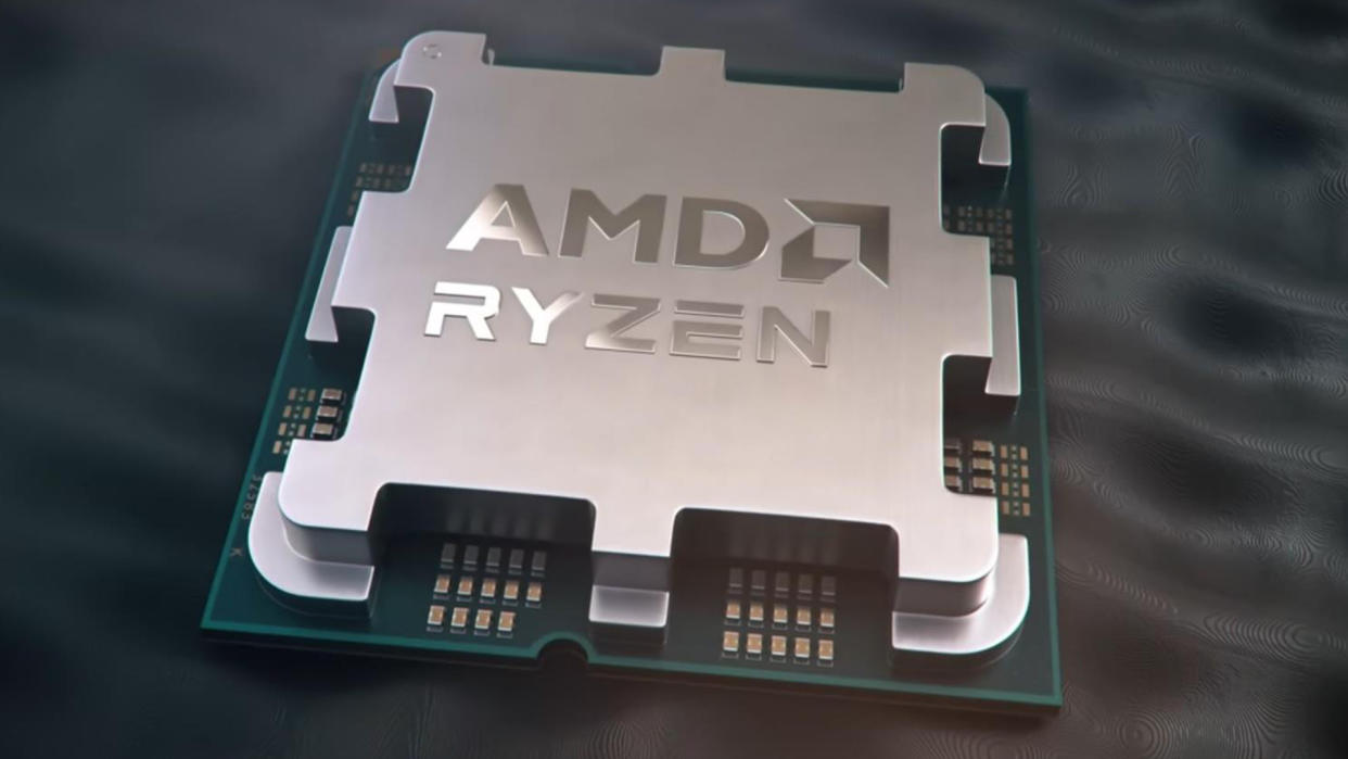  Render of AMD Ryzen CPU 