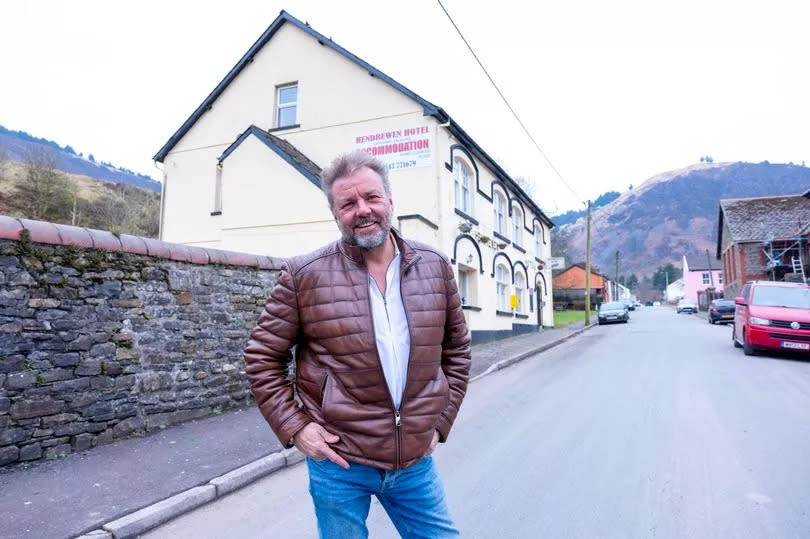 Martin at the Hendrewen Hotel