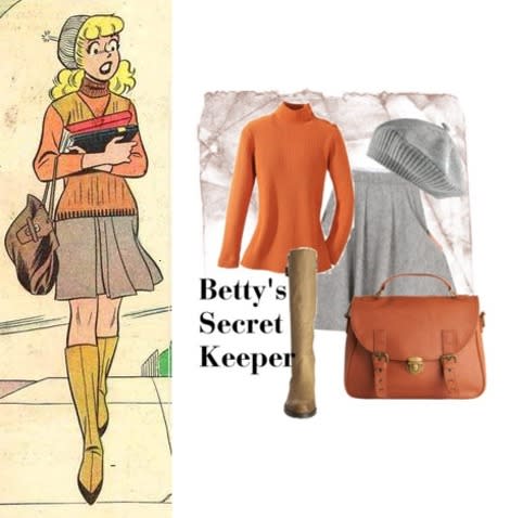 Get Betty's look in real life, courtesy of bettyandveronicafashions.tumblr.com
