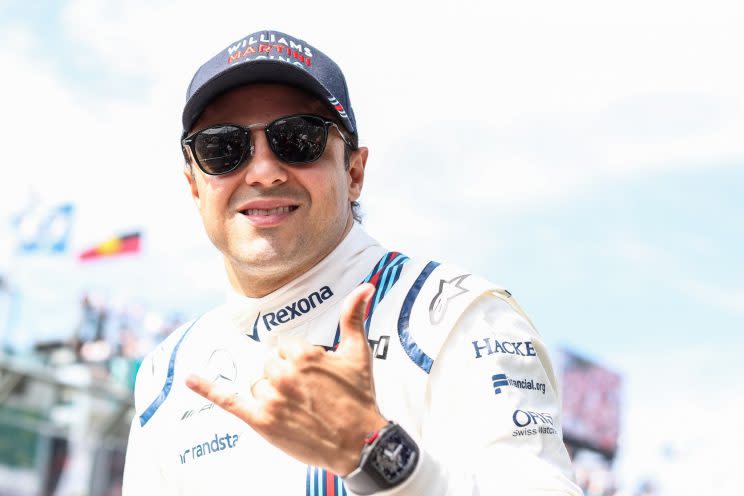 Rocking performance: Felipe Massa showed the young guns how it should be done with an impressive sixth in the Williams