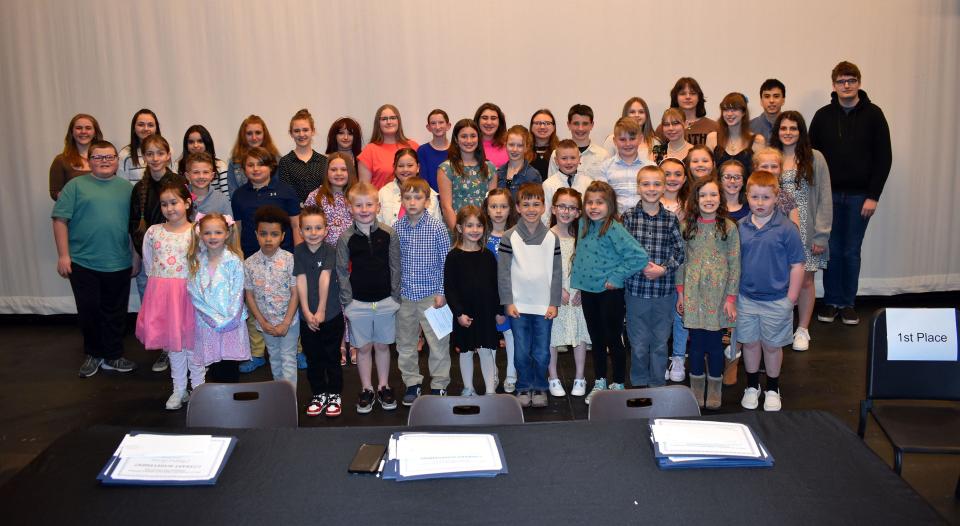 The 2024 annual Literary Achievement Awards contest was held in the Wells High School Olenn Auditorium.