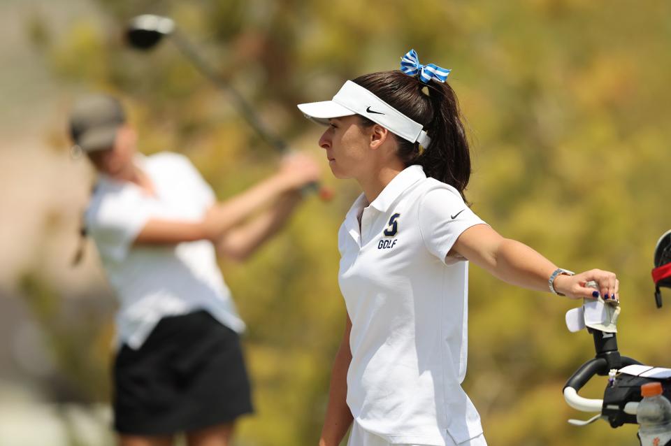 5A girls compete for the high school state championship at Remuda Golf Course in Ogden on Tuesday, May 9, 2023. | Scott G Winterton, Deseret News