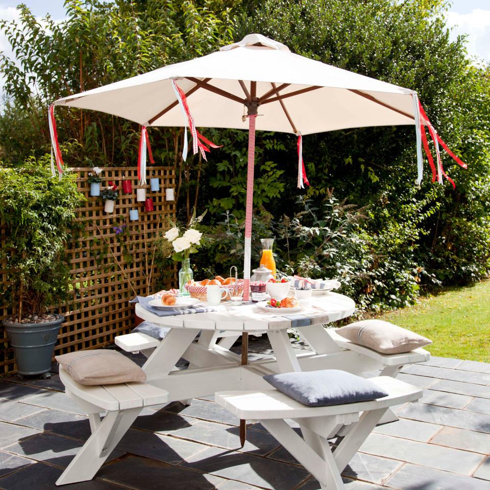 Throw shade with a party-worthy parasol