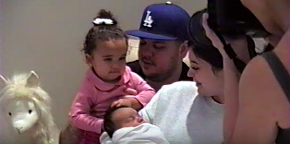 Dream Kardashian, Rob Kardashian, Kylie Jenner, and Chicago West. (Photo: YouTube)