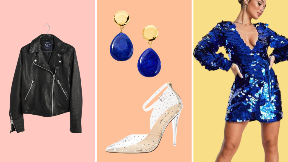 Judy Gemstone’s rockstar transformation requires shiny sequins and statement jewelry.