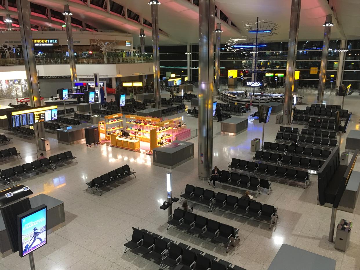 Empty quarter: Terminal 2 at Heathrow (Simon Calder)