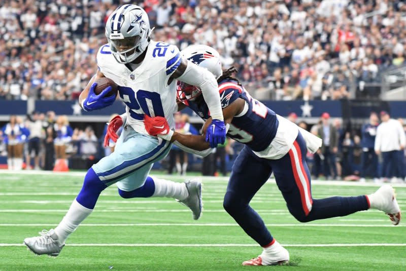 Dallas Cowboys running back Tony Pollard should only be used as a low-end RB2 or flex play in Week 16. File Photo by Ian Halperin/UPI
