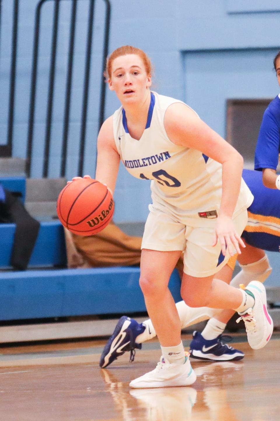 Ginnie Hamilton scored 15 points and grabbed a dozen rebounds to help Middletown subdue Burrillville on Thursday night.