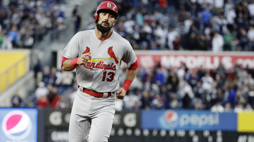 Matt Carpenter is giving $10,000 for every homer to relief efforts in Houston. (AP)