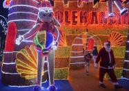 <p>The annual <span class="redactor-unlink">light festival</span> in Medellín is a tradition that puts most <a href="https://www.housebeautiful.com/lifestyle/g13788630/vintage-christmas-decorations-trends/" rel="nofollow noopener" target="_blank" data-ylk="slk:Christmas light displays;elm:context_link;itc:0;sec:content-canvas" class="link ">Christmas light displays</a> to shame. The attraction brings in around four million visitors each year and has been going on since 1955.</p>