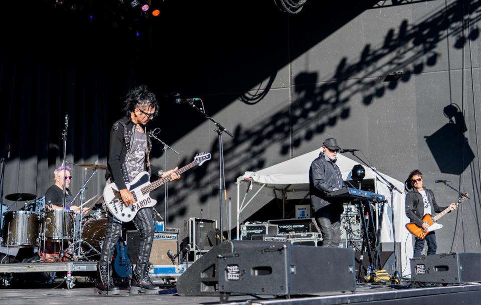 A Flock of Seagulls performs at Summerfest's UScellular Connection Stage on Friday, July 8, 2022.