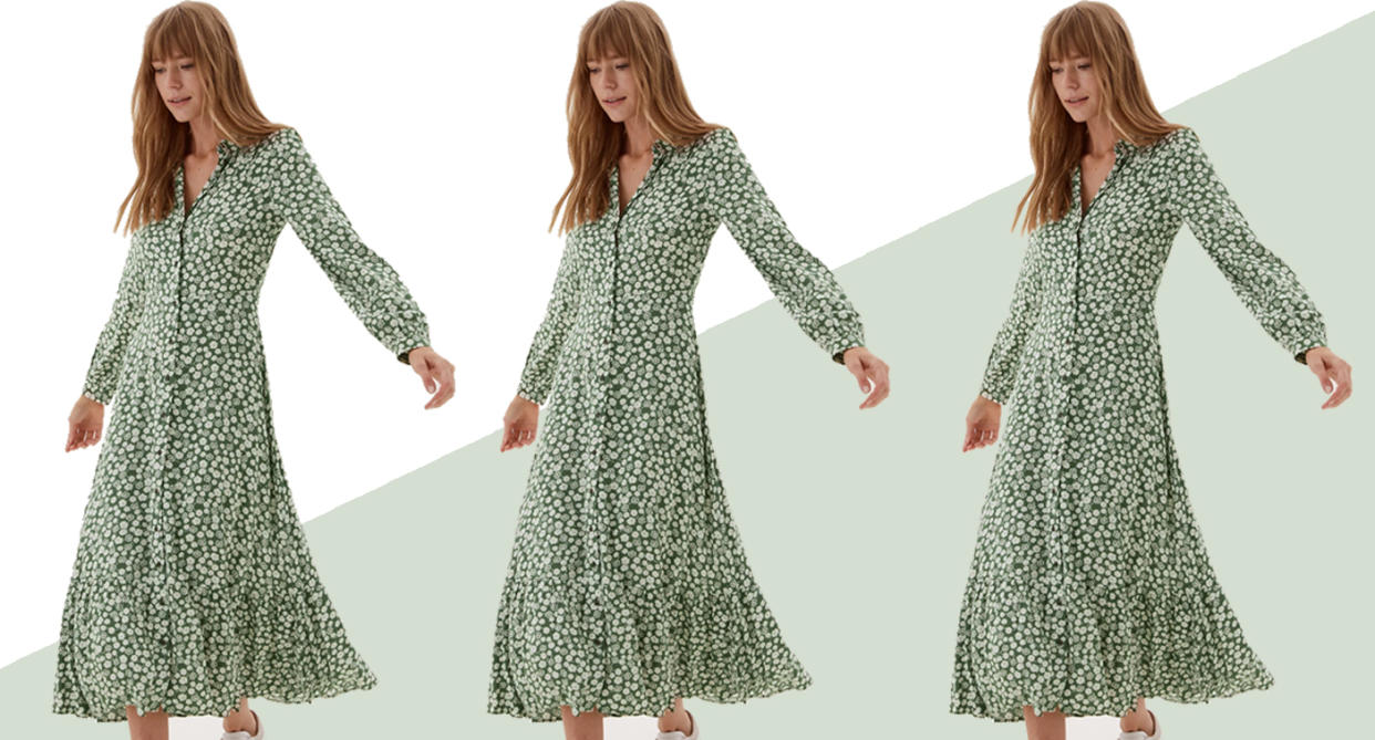 This new in M&S dress is our dress of the day - here's why. (Marks and Spencer)