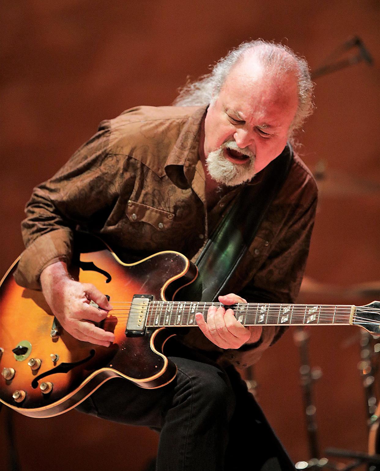 Guitarist Tinsley Ellis plays House of Music on Saturday, Jan. 13, 2024.