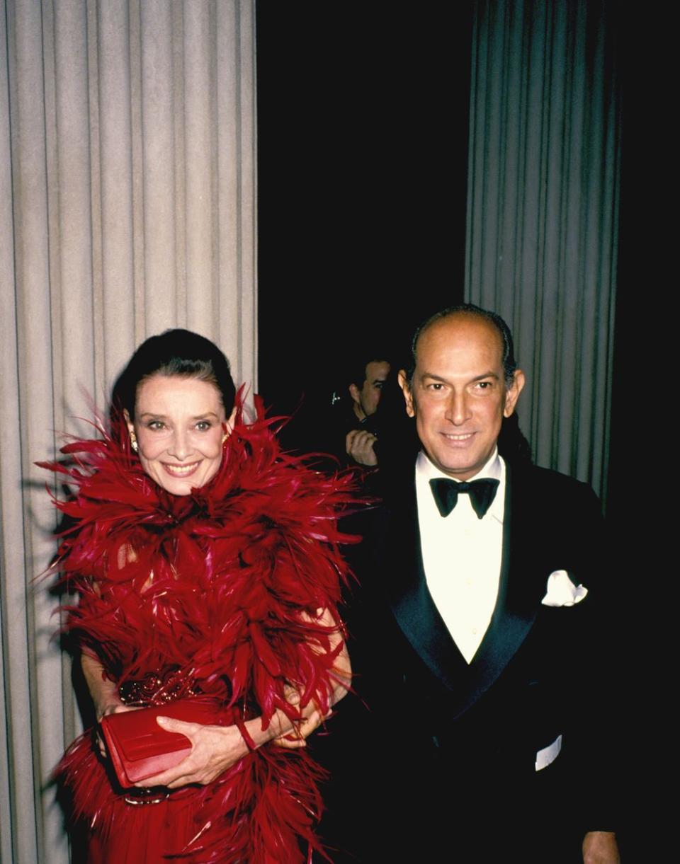 Audrey Hepburn and Oscar de la Renta