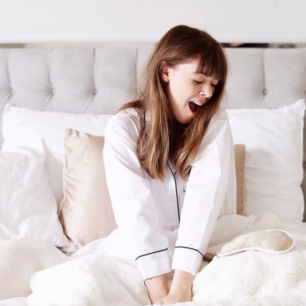 <h2>Get Enough Sleep</h2> <p>The fact is, you're just not functioning your best if you haven't gotten adequate rest (7 to 9 hours). You'll wake up renewed, refreshed, and full of energy to start a new day.</p> <h4>@margoandme</h4>