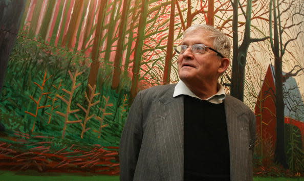 David Hockney’s new work will be shown from 23 May to 26 September at the Royal Academy, LondonGetty