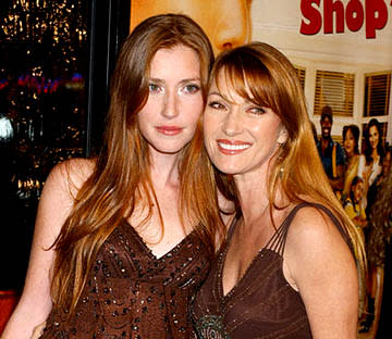 Jane Seymour and daughter Katie at the LA premiere of MGM's Beauty Shop