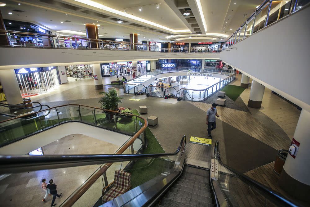 A general view of the Mid Valley Megamall in Kuala Lumpur January 14, 2020. — Picture by Hari Anggara