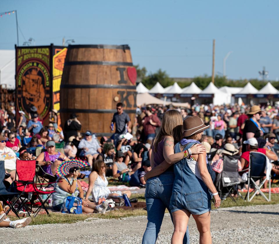Music and bourbon fans enjoyed blue skies at the 2023 Bourbon and Beyond festival on Friday, Sept. 15, 2023.