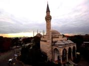 First view of the Blue Mosque.