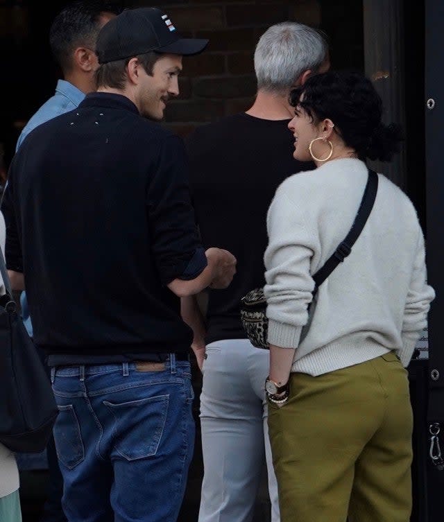 Ashton Kutcher and Rumer Willis hang out in LA on June 26