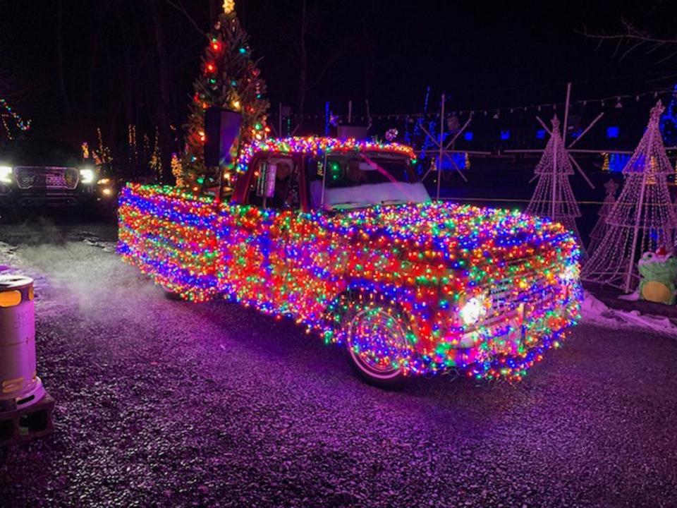PHOTO: Each year, anywhere from 50,000 to 100,000 visit the small town of about 4,500 to see the Gay’s light display. (The Gay Family)