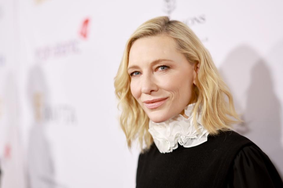 LOS ANGELES, CALIFORNIA - JANUARY 14: Cate Blanchett attends The BAFTA Tea Party presented by Delta Air Lines and Virgin Atlantic at Four Seasons Hotel Los Angeles at Beverly Hills on January 14, 2023 in Los Angeles, California. (Photo by Matt Winkelmeyer/Getty Images for BAFTA)