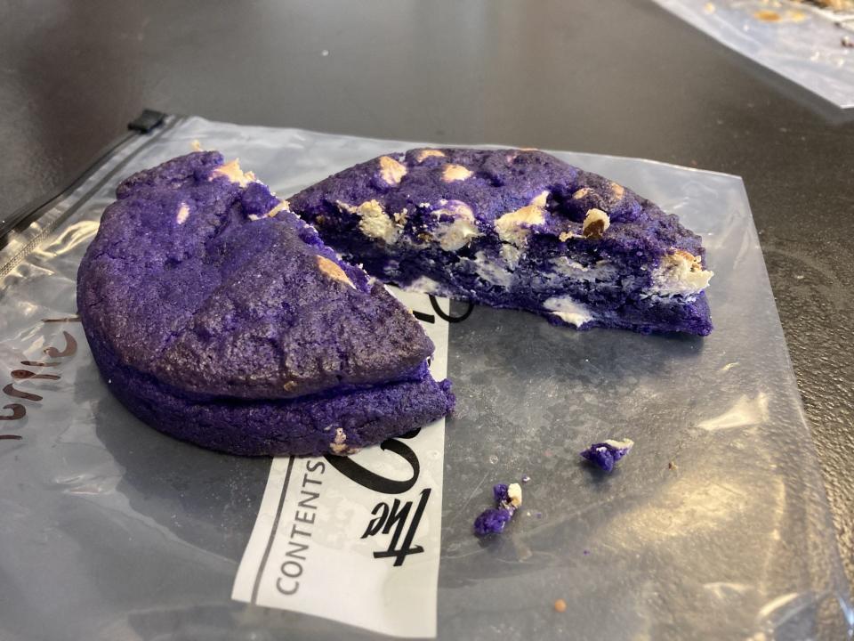 Cookie Plug's Purple Haze Cookie.