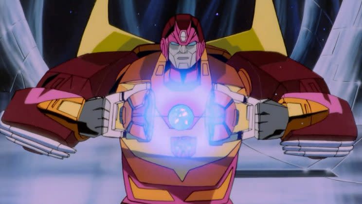 Hot Rod becomes Rodimus Prime - Credit: De Laurentiis