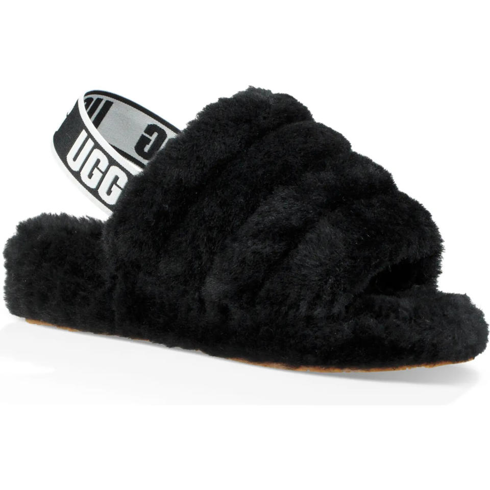 UGG Fluff Yeah Faux Fur Slingback Sandal