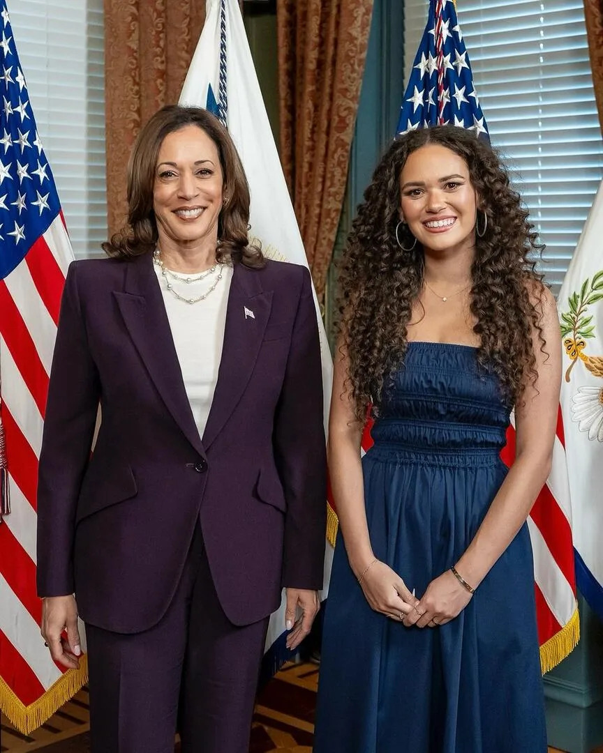 Madison Pettis se reunió con la vicepresidenta de los Estados Unidos (Foto: Instagram/@madisonpettis)