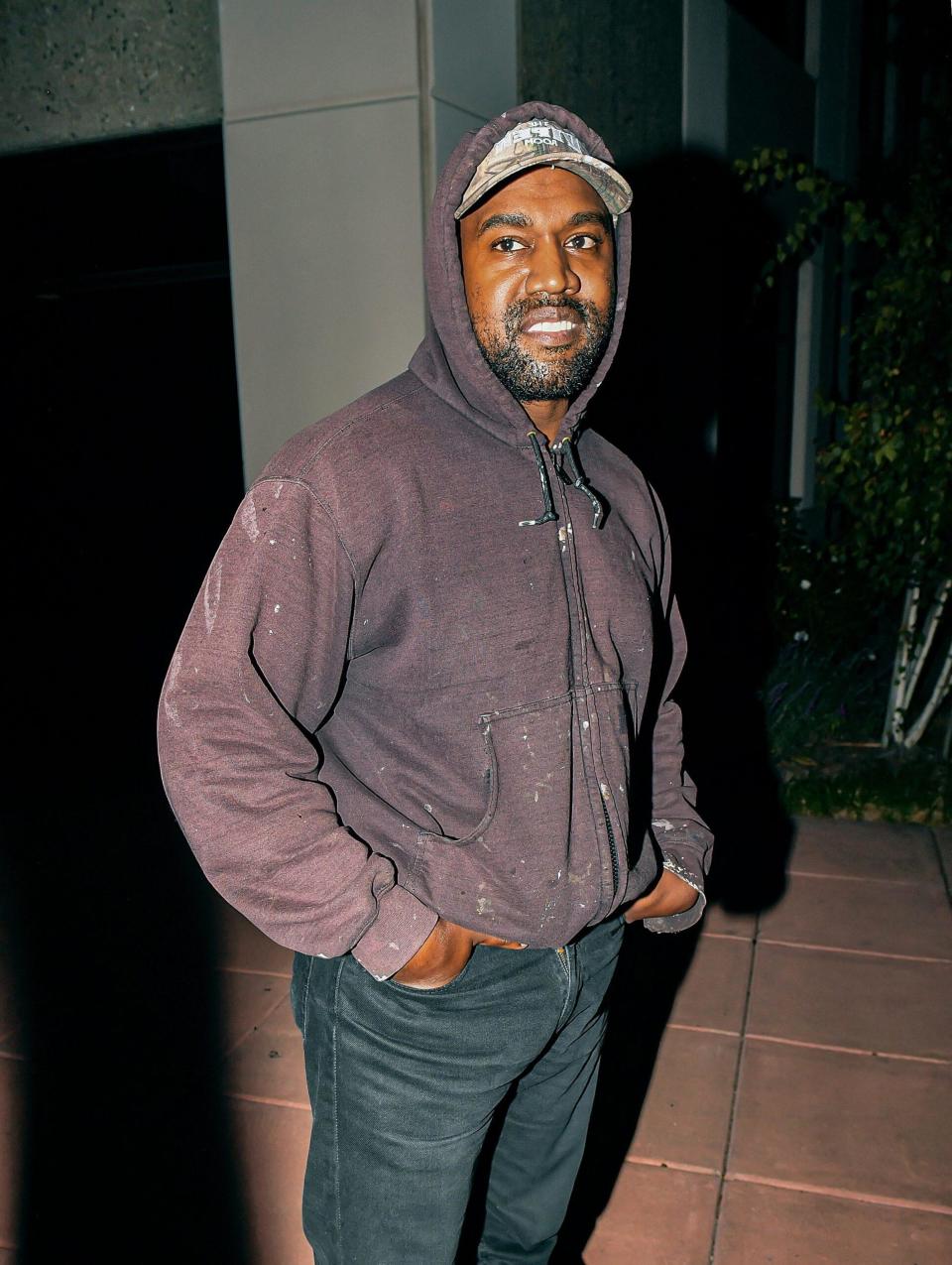 Kanye West Is All Smiles amp Unbothered As He Held A Mini Press Conference At His Daughter North apos s Basketball Game In Thousand Oaks CA