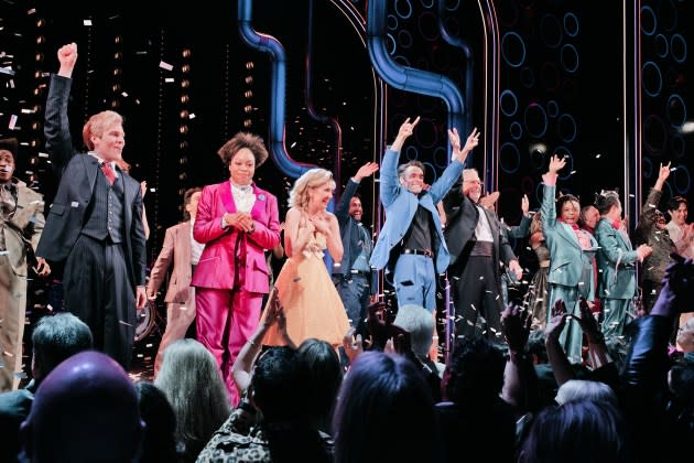 "The Heart of Rock and Roll" cast at James Earl Jones Theatre on April 19, 2024 in New York City. - Credit: Manny Carabel/Getty Images