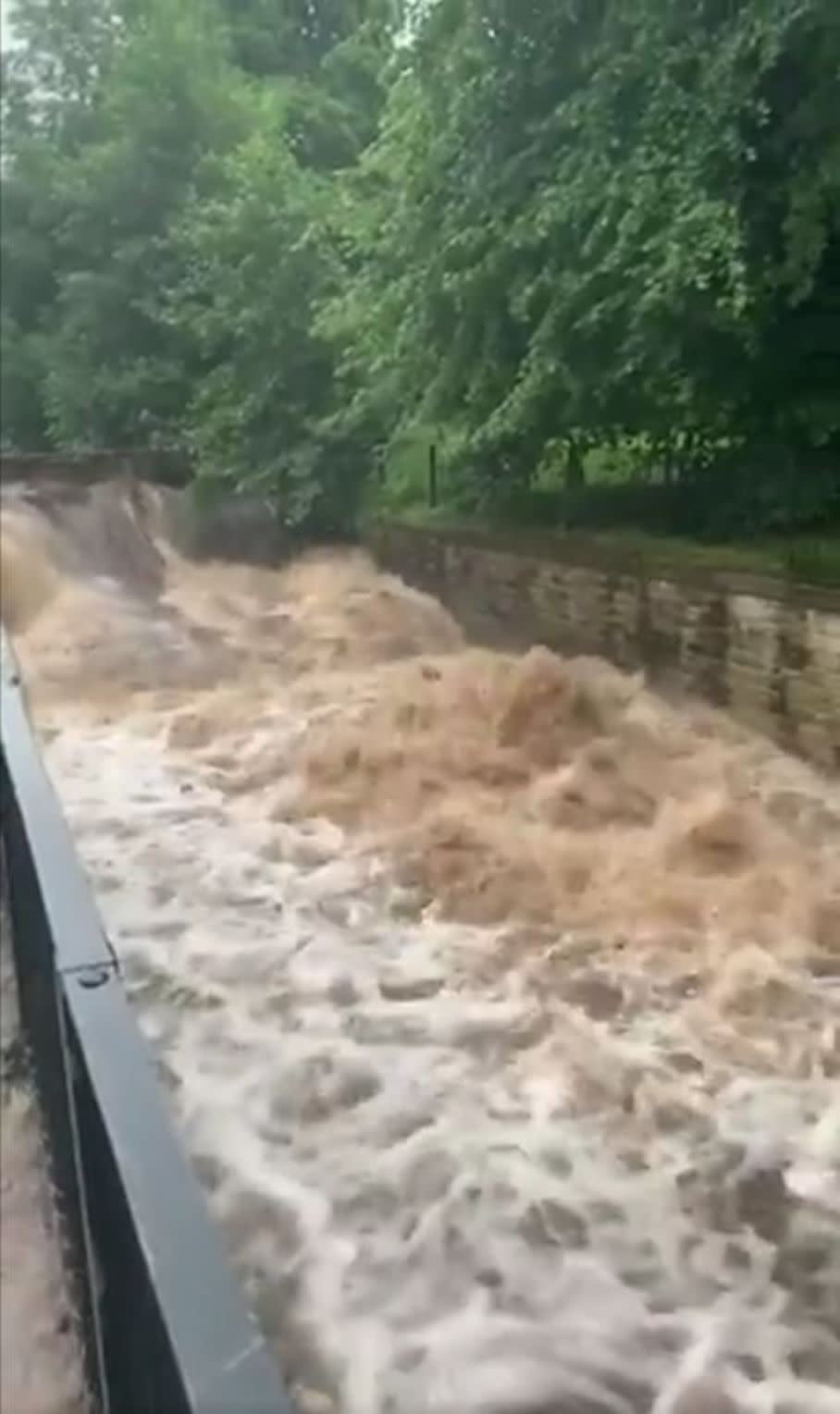 Heavy rain hits the UK