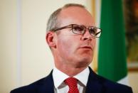 FILE PHOTO: Ireland's Tanaiste and Minister for Foreign Affairs Simon Coveney during a press conference in London
