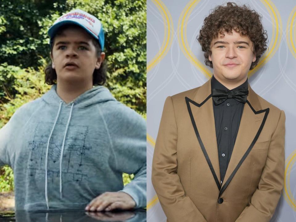 Gaten Matarazzo as Dustin Henderson in "Stranger Things" season four.