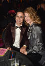 <p>Zac Posen cozied up to Laura Dern at the HBO party. (Photo: Jeff Kravitz/FilmMagic for HBO) </p>