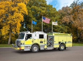 Here is what the Freidens Volunteer Fire Co.'s new fire truck will look like. The fire truck is expected to be delivered in early fall 2023.