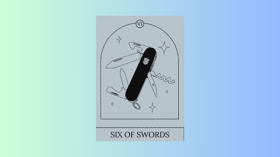 Libra: 6 of Swords