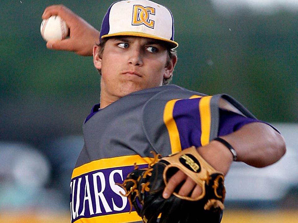 May 15, 2014 - DeSoto Central junior Austin Riley started for the Jags against Tupelo High School for the state's 6A North Championship.  DCHS went on to win 9-2.