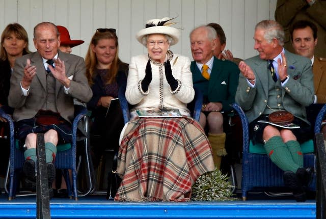 The Queen at the Braemar Royal Highland Gathering