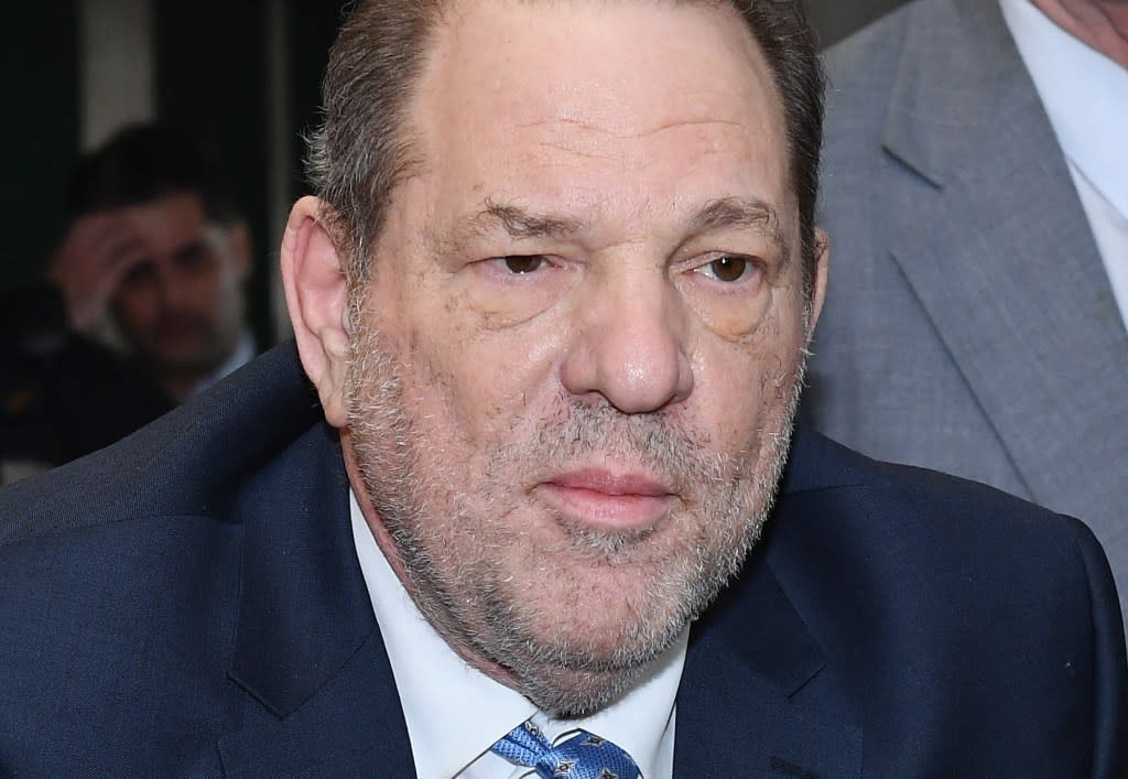 Weinstein’s 2020 sex crime conviction was overturned Thursday by the New York Court of Appeals. AFP via Getty Images