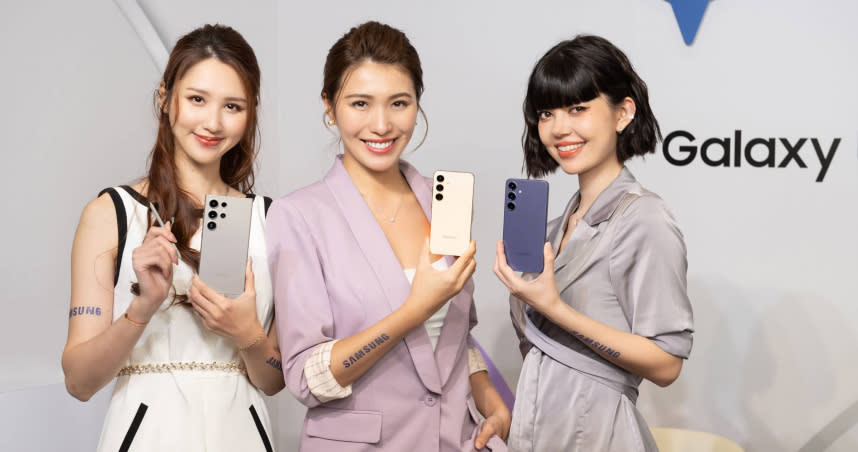 Galaxy S24旗艦系列在台上市，將是業界首款、整合「Galaxy AI」智慧應用的手機。（圖／Samsung提供）